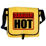 DANGER: HOT! Messenger Bag