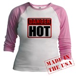 DANGER: HOT! Jr. Raglan