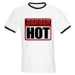 DANGER: HOT! Ringer T-Shirt