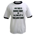 I Was Taken To Divorce Court And All I Have Left Is This Ringer T