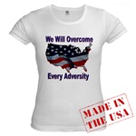 Overcome Adversity Jr. Baby Doll T-Shirt