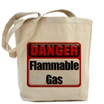 Danger: Flammable Gas Tote Bag