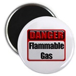 Danger: Flammable Gas Magnet