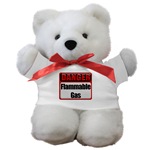 Danger: Flammable Gas Teddy Bear