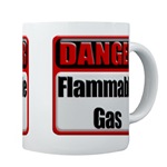 Danger: Flammable Gas Coffee Mug       