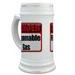 Danger: Flammable Gas Beer Stein