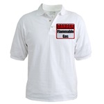 Danger: Flammable Gas Golf Shirt