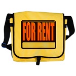 For Rent Sign Messenger Bag