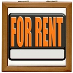 For Rent Sign Tile Box