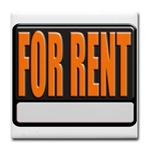 For Rent Sign Tile Coaster