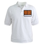 For Rent Sign Golf Shirt