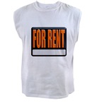 For Rent Sign Men's Sleeveless Tee