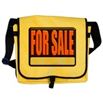 For Sale Sign Messenger Bag