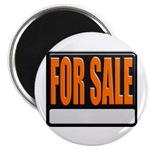 For Sale Sign Magnet