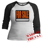 For Sale Sign Jr. Raglan