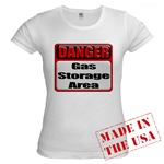 Gas Storage Area Jr. Baby Doll T-Shirt