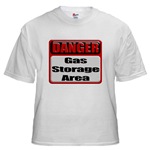 Gas Storage Area White T-Shirt   