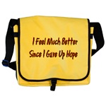 I Feel Much Better  Messenger Bag