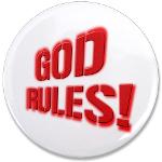 God Rules! 3.5&quot; Button