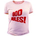 God Rules! Jr. Ringer T-Shirt