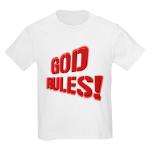 God Rules! Kids Light T-Shirt