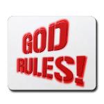 God Rules! Mousepad