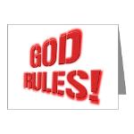 God Rules! Note Cards (Pk of 10)