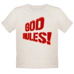 God Rules! Organic Toddler T-Shirt