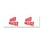 God Rules! Sticker (Bumper)