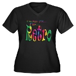 I'm Not Old, I'm Retro Women's Plus Size V-Neck Da