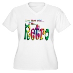 I'm Not Old, I'm Retro Women's Plus Size V-Neck T-