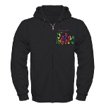 I'm Not Old, I'm Retro Zip Hoodie (dark)