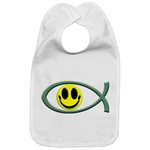 Jesus Is My Happiness Bib