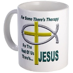 Jesus Therapy Coffee Cup