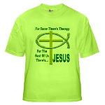 Jesus Therapy Green T-Shirt