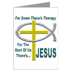 Jesus Therapy Greeting Card