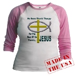 Jesus Therapy Jr. Raglan