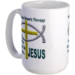 Jesus Therapy Large Coffee Mug