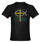Jesus Therapy Organic Men's Fitted T-Shirt (dark)