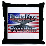 Legalize Freedom Throw Pillow