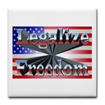 Legalize Freedom Tile Coaster