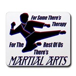 Martial Arts Therapy Mousepad 