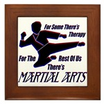 Martial Arts Therapy Framed Tile
