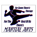 Martial Arts Therapy Small Poster