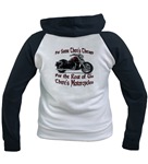 Motorcycle Therapy Women's Raglan Hoodie