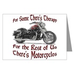 Motorcycle Therapy Greeting Cards (Pk of 20)