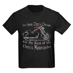 Motorcycle Therapy Kids Dark T-Shirt