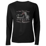 Motorcycle Therapy Women's Long Sleeve Dark T-Shir