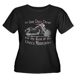 Motorcycle Therapy Women's Plus Size Scoop Neck Da