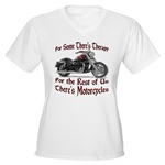 Motorcycle Therapy Women's V-Neck T-Shirt